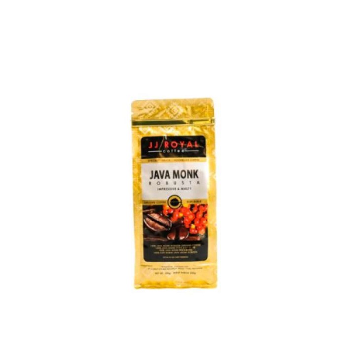 

Jj royal java monk robusta grnd bag 200g