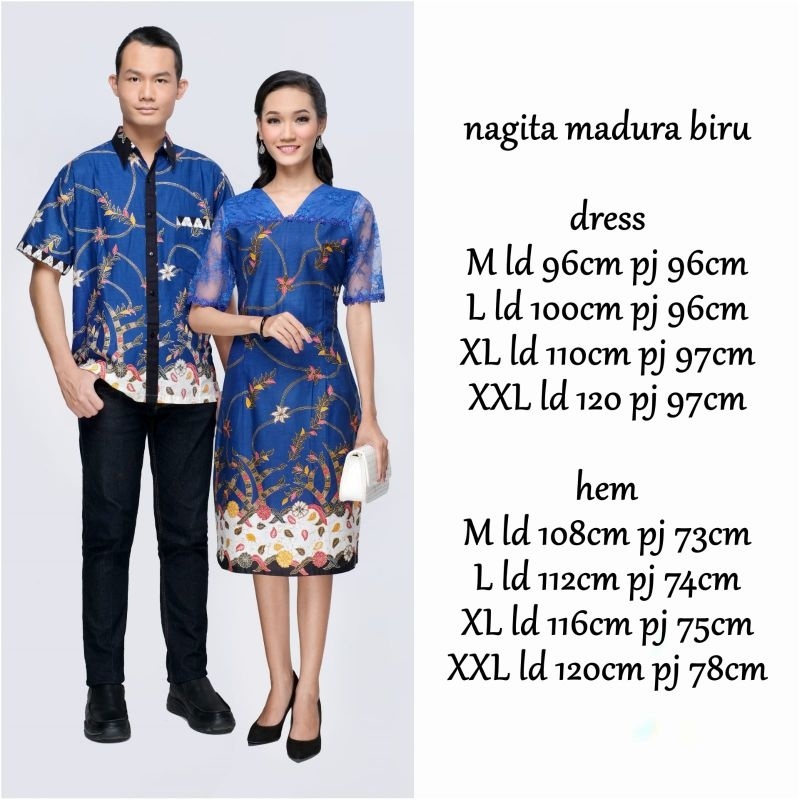 DB - BATIK COUPLE SARIMBIT KELUARGA TERBARU DRESS BROKAT SUPER JUMBO LENGAN PENDEK TERUSAN WANITA SE
