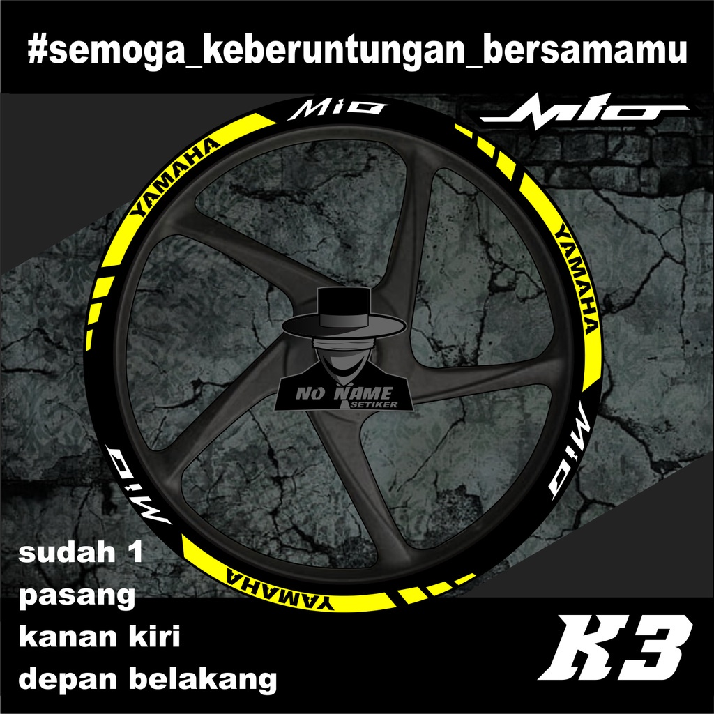 stiker velg sticker velk stiker cutting velk yamaha mio sporty,m3,mioS,MioGT,mioJ,mioSOUL