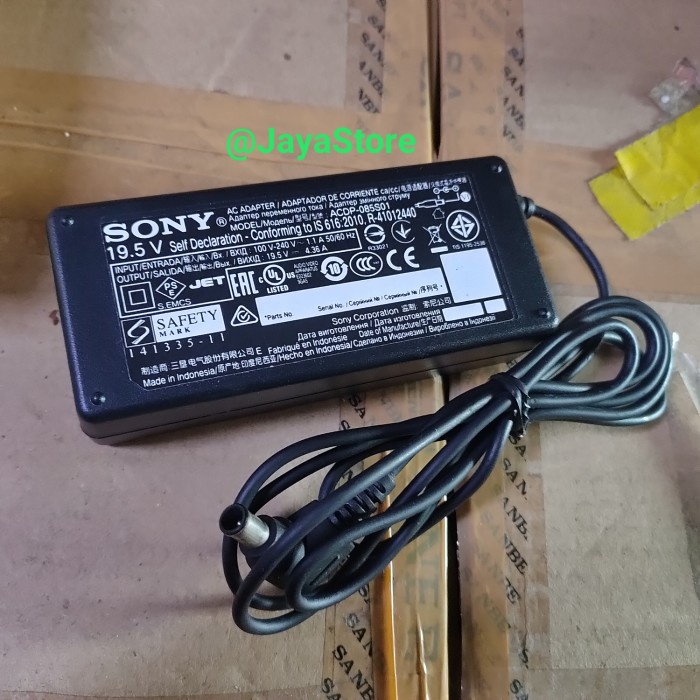 ADAPTOR TV SONY 19.5 VOLT  ADAPTOR SONY 19V 4.36A