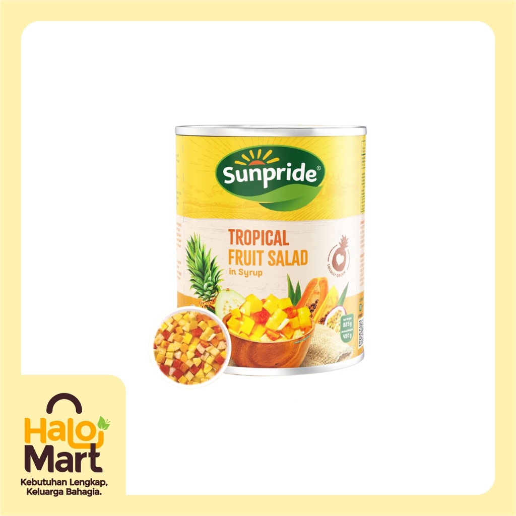 

SUNPRIDE CAN TROPICAL FRUIT SALAD 825GR