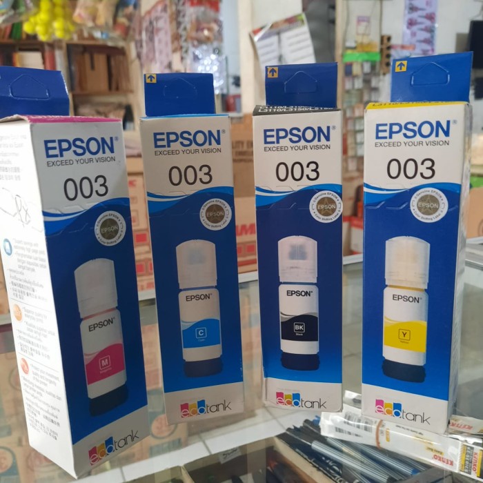Tinta 003 Epson Printer L3116 L3150 L3156 L3210 L3216 L3210 L3216 L5290