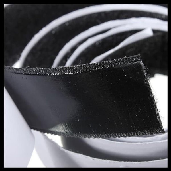 

25meter Self Adhesive Velcro perekat dengan Lem kasar Halus 5cm 50mm - Hitam -OLL