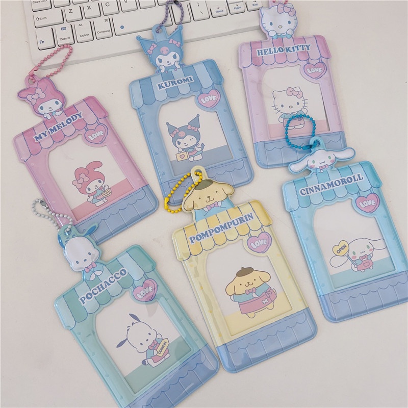 

(SYQ) Card Holder PVC Photocard Sanrio Cinnamorol Melodi Kuromi Lucu Premium