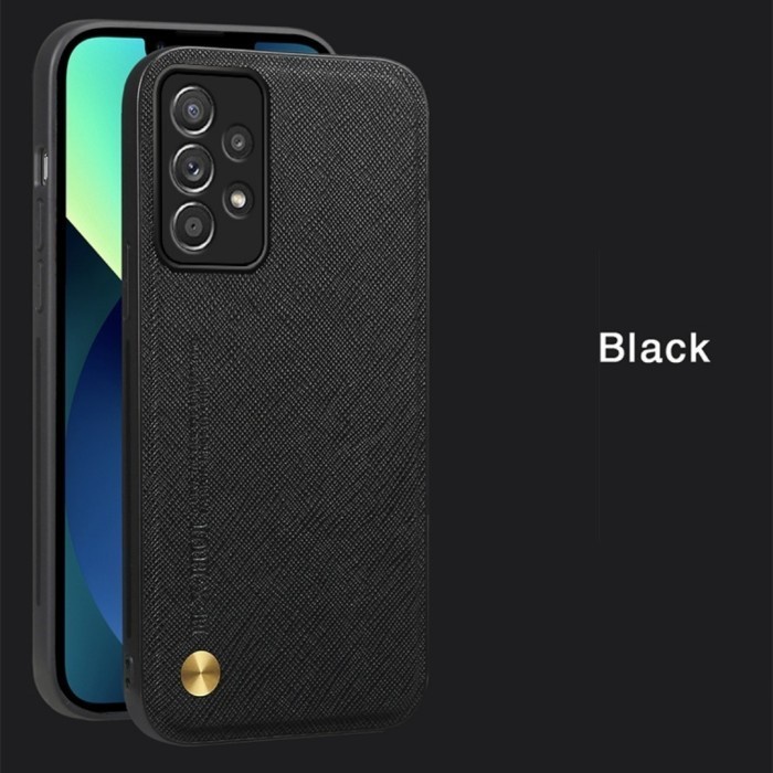 Original Soft Case SAMSUNG GALAXY A51 Case Silicone Back Cover Leather Kulit Saffiano Casing Anti Sl