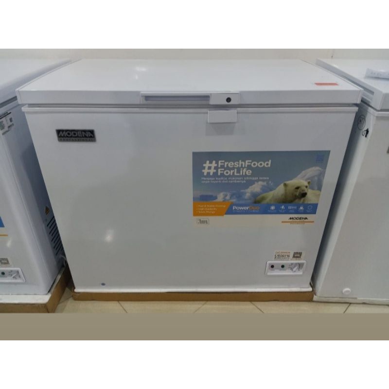 Modena Chest Freezer MD 20 W 200 Liter / Modena chest freezer sliding glass freezer modena MC 0260 2