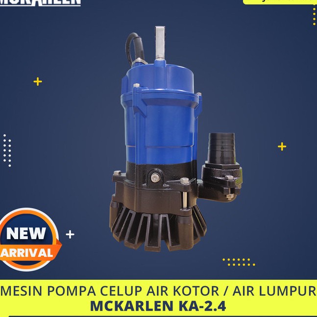 Mesin Pompa Celup Kuras Banjir Air Kotor Air Lumpur Mckarlen KA-2.4