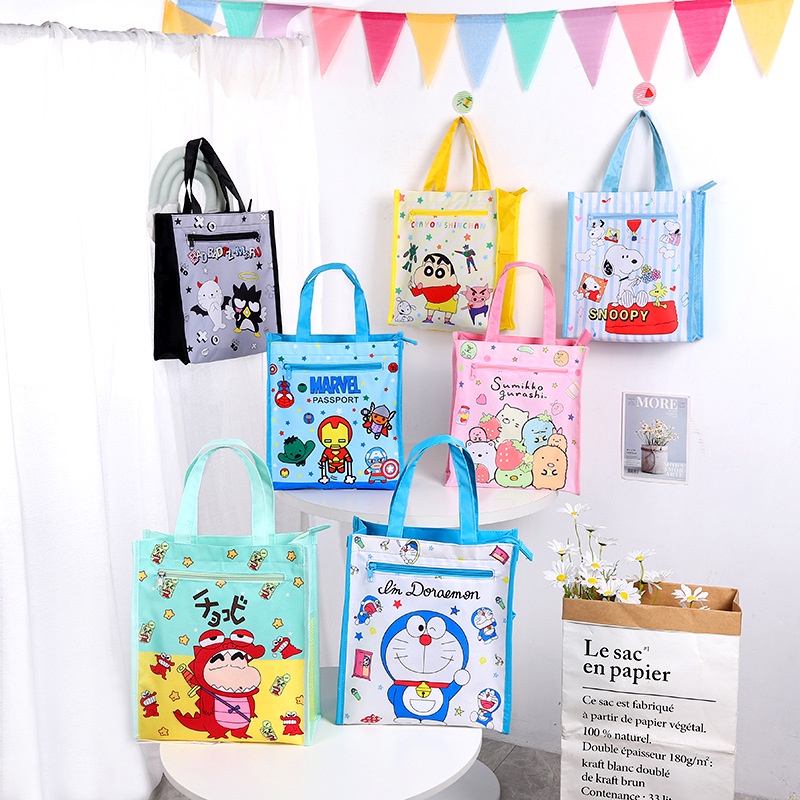 

Tas Siswa Sekolah Kuliah Portable Sanrio Kuromi CInnamorol / Tas Untuk Les