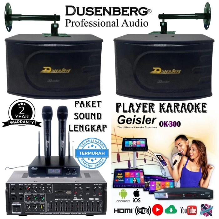 Distributor Sound Dusenberg + Player Karaoke 40rb Lagu,Bisa Update Lagu Baru