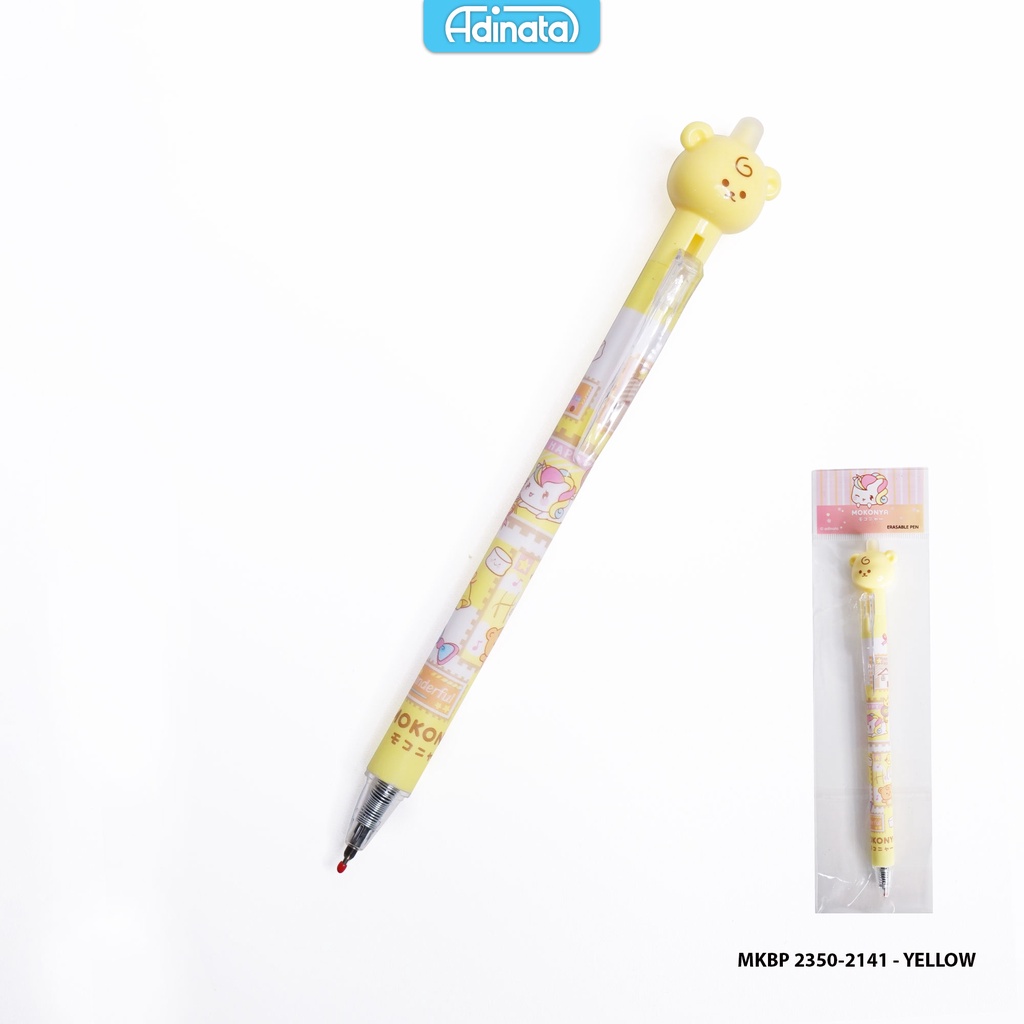 

Mokonya Gel Pen Erasable 2350-2141B Yellow / Pen / Alat Tulis - Adinata