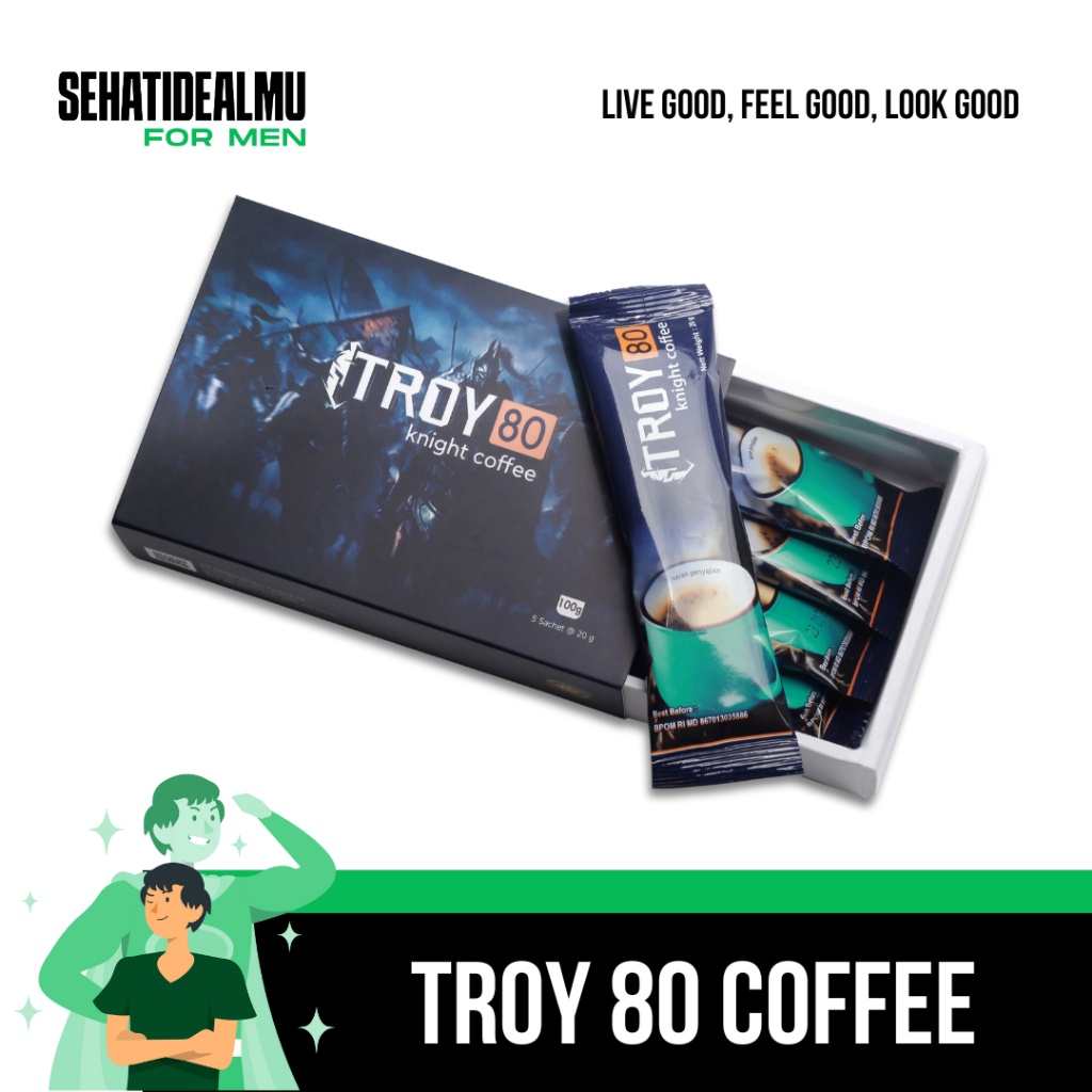 

Troy 80 Kopi Stamina Pria Knight Cofee Original 1 Box