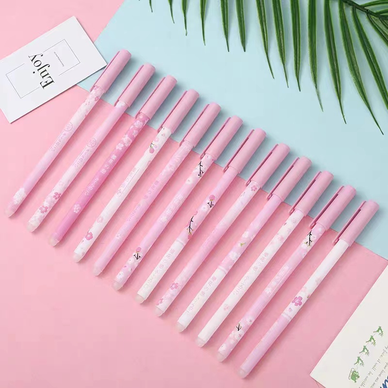 

Erasable Gel Pen 0.5/Pulpen Bisa Dihapus Joyko GP-321 Shokyo 3 Gel 0.5 mm/pena hati gadis merah muda - YuanYuan Mall