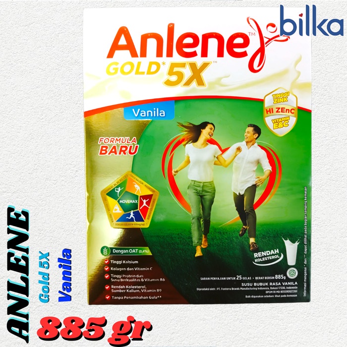 

ANLENE Gold 5X Vanila 885gr