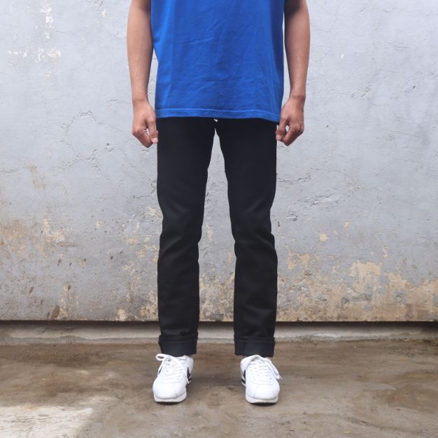 FTJ - Fabric The Jeans - FS-104 Full Black Stretch Denim