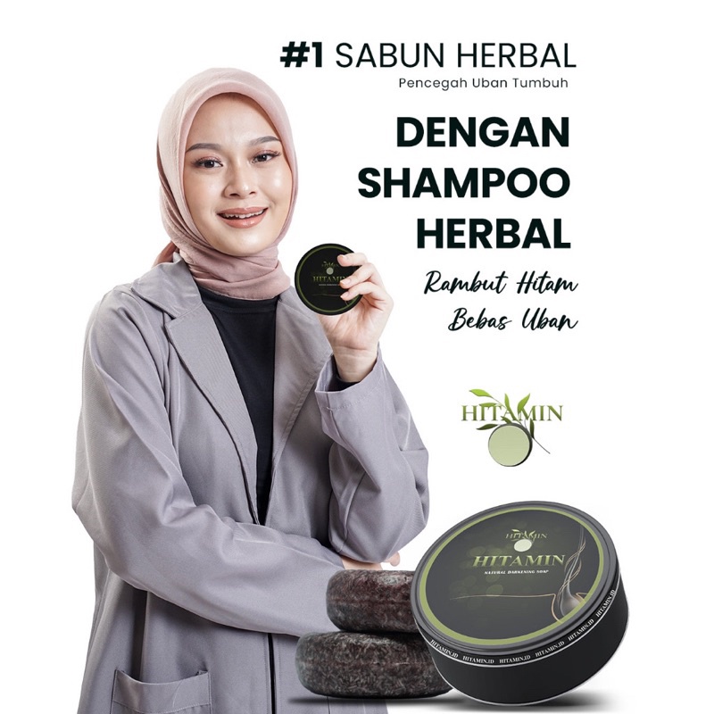 Shampoo HITAMIN ID Shampo Hair Treatment Penghitam Uban - Penumbuh Rambut Rontok