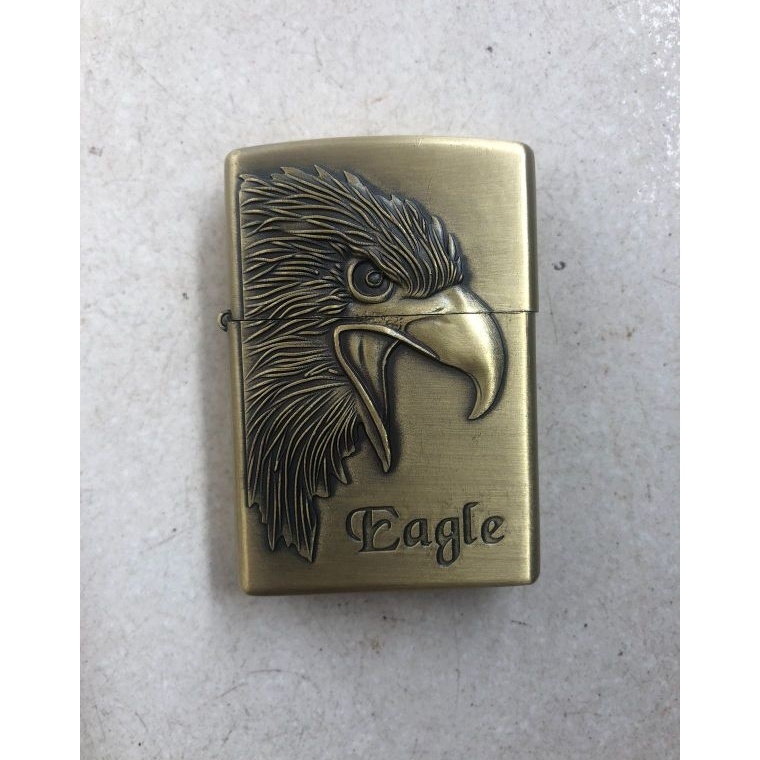 COD Harga Murah.. Korek Zippo Murah Motif Elang Timbul Korek Api Unik Eagle Lighter 87