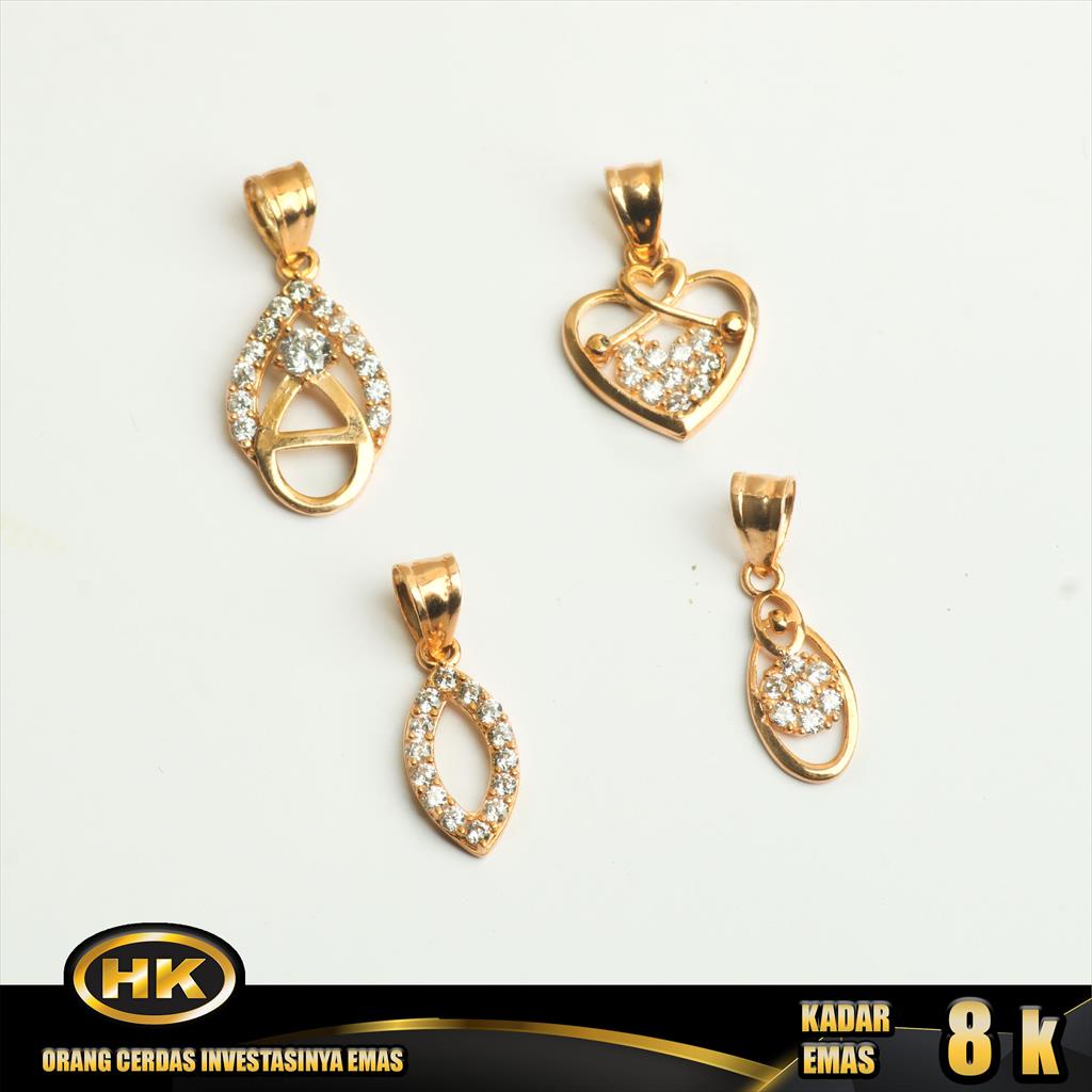 HK Mustika Gold - Liontin Emas 8K - Type 79