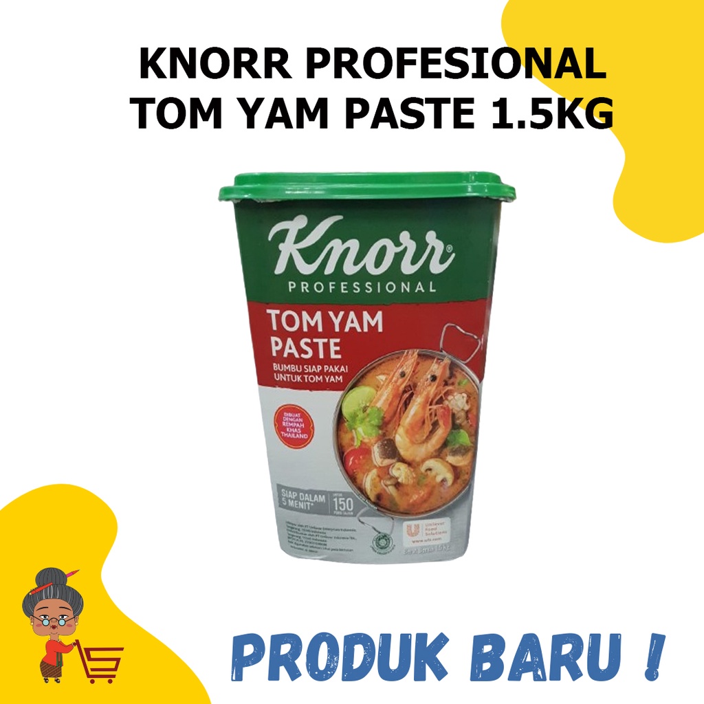 

KNORR PROFESIONAL TOM YAM PASTE 1.5KG / KNORR PROFESIONAL TOM YAM PASTE / KNORR PROFESIONAL