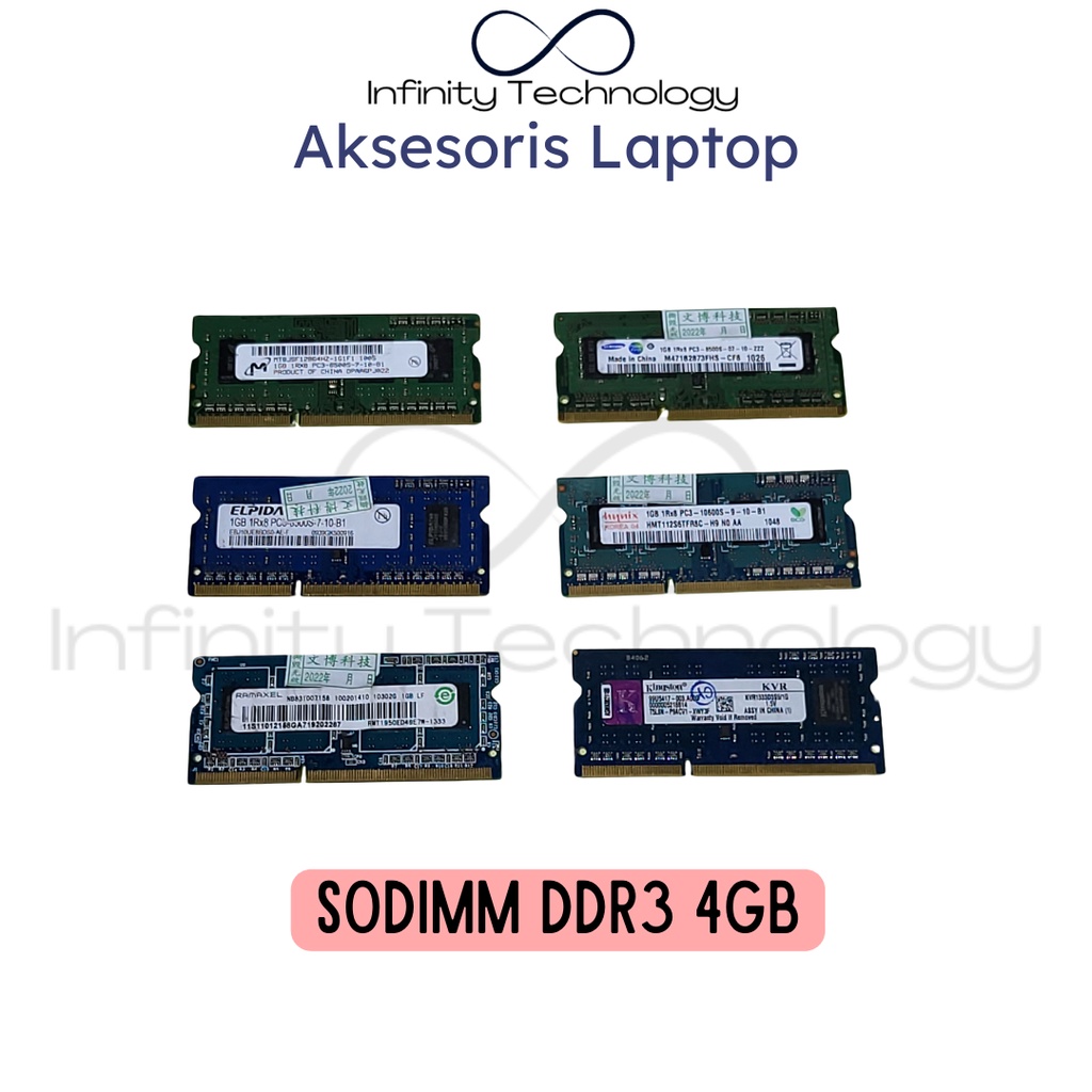 Ram Sodimm Laptop Ddr2 Ddr3 1 Gb