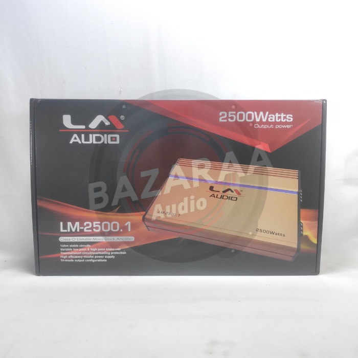 Power Monoblok LM Audio LM-2500.1 (1 Channel)