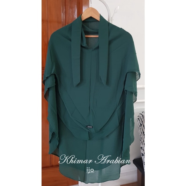 JILBAB INSTAN KHIMAR ARABIAN / hijab jilbab instan - Abu-abu