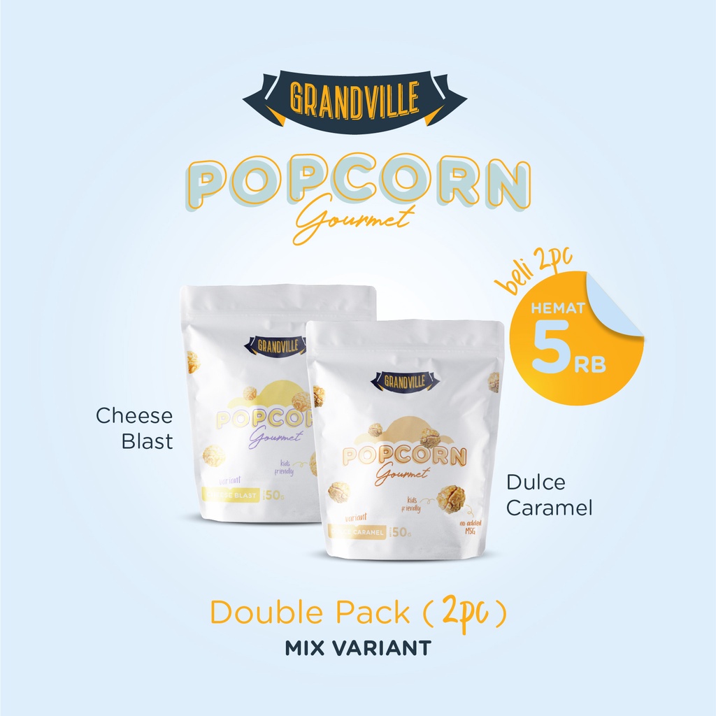 

Grandville Popcorn Gourmet Double Pack New Variant