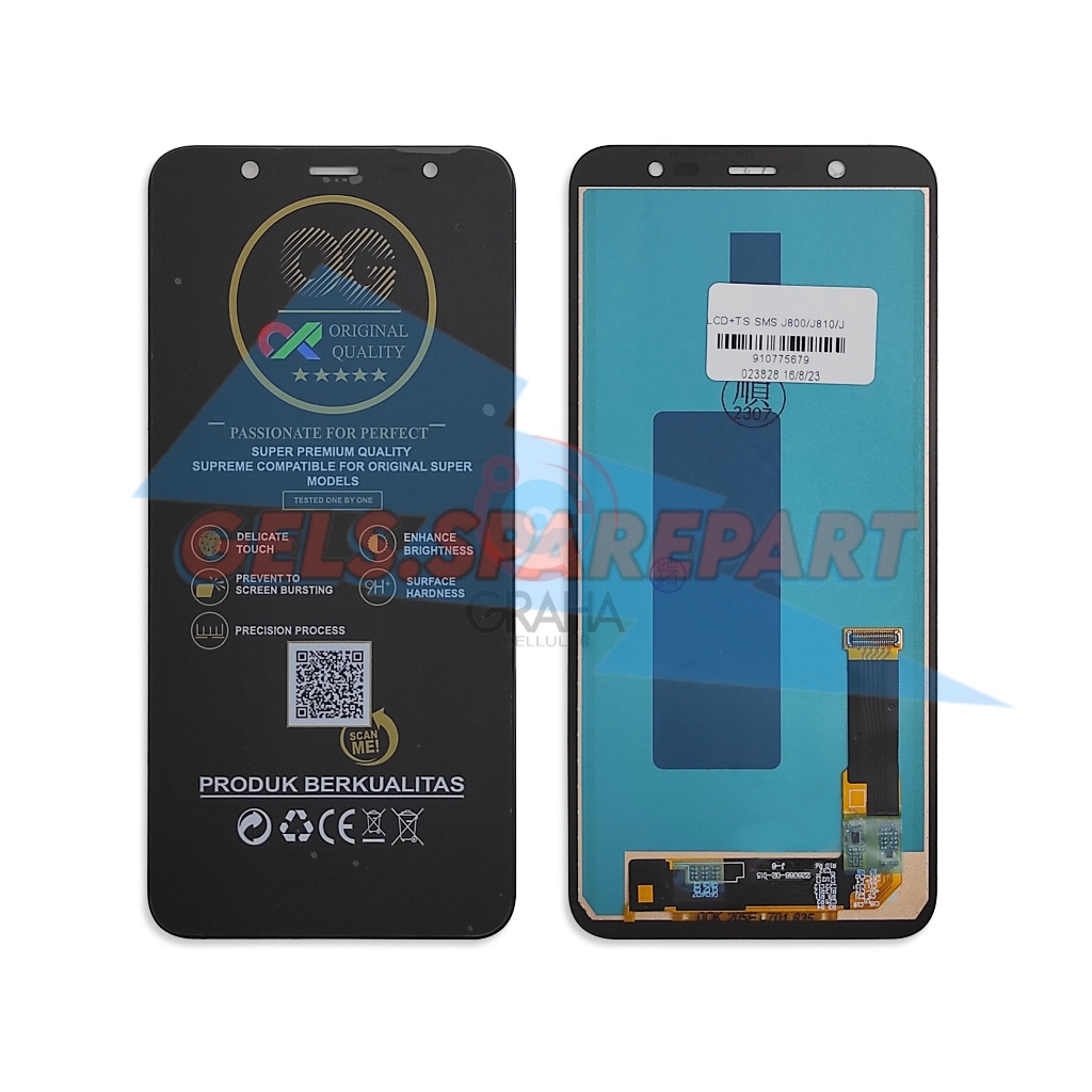 LCD SAMSUNG J8 2018 / J810 / J800 OG ORI SUPER FULLSET TOUCHSCREEN