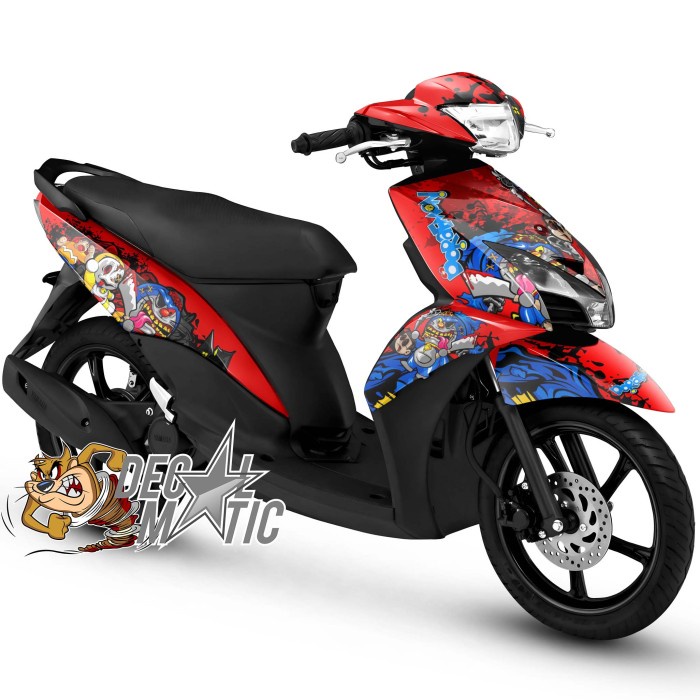 Decal Mio J Full Body Mio GT / Stiker Full yamaha Mio J Doraemon Zombie 2