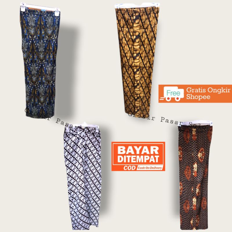 Rok plisket Batik / Jarik jadi pakai / Rok Wanita Batik / Rok plisket panjang batik