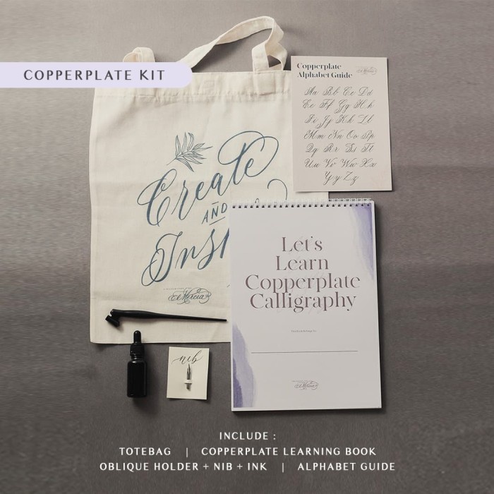 

Andrian Copperplate Calligraphy Learning Kit - Without Name