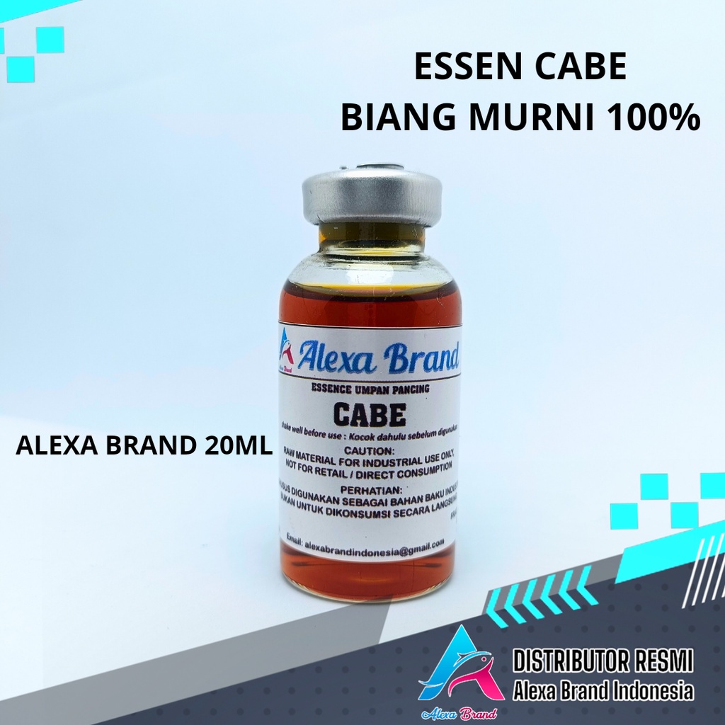 Essen Cabe biang murni 100% Alexa Brand - esen cabe - Chili esen - umpan pancing