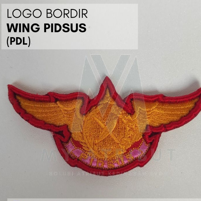 logo bordir wing pidsus | pdl kejaksaan ri