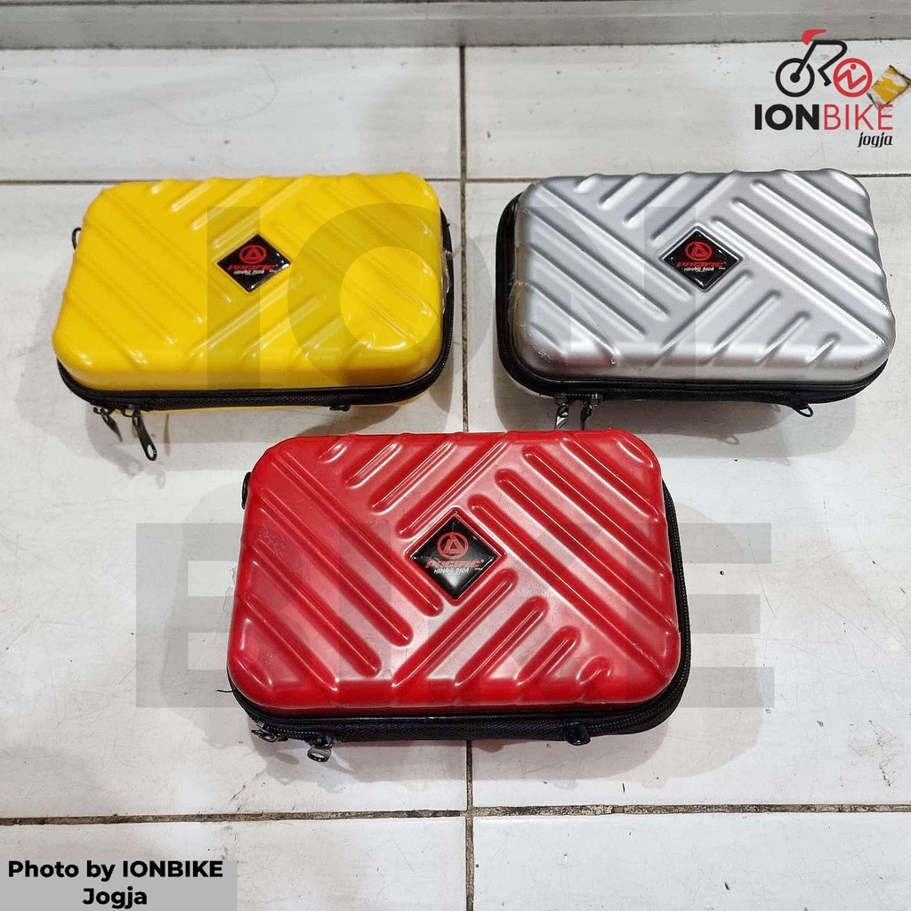 Tas Front Block Pacific WARNA Sepeda Lipat Depan Seli Hard Case Koper Murah Tebal Awet Medium Besar 