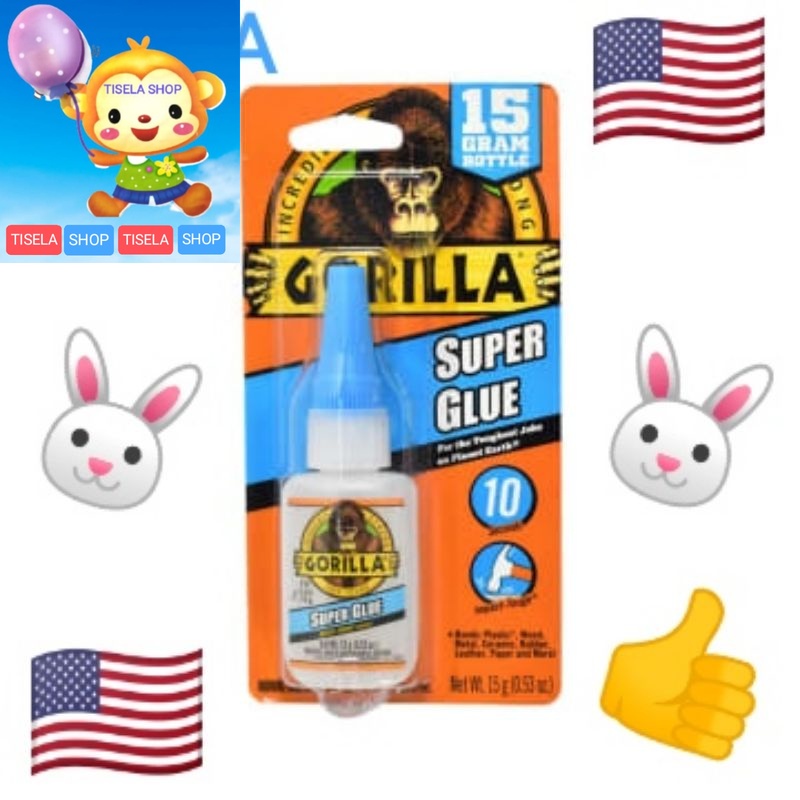 

ORIGINAL Brand Gorilla lem super glue impact Made in Korea amerika kuat strong 10276122