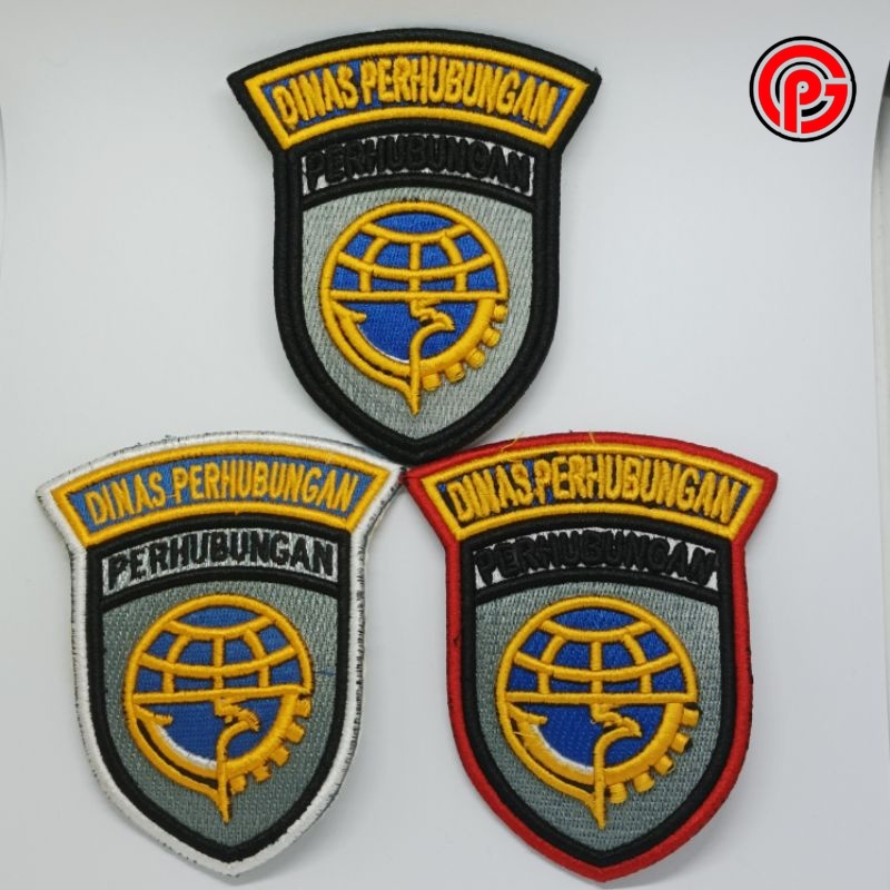 Best Seller Bordir Timbul Lokasi dan Logo Perhubungan / Bordir Logo TImbul Lokasi dan Logo Perhubung