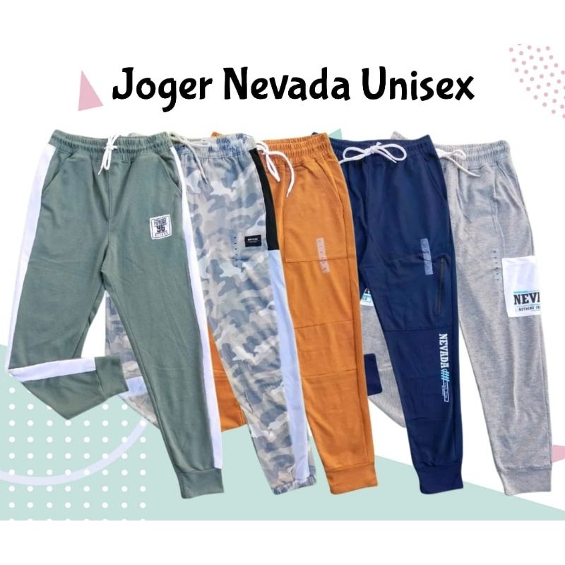 COD NEVADA Celana Trening Joger Pria Wanita Joger Unisex