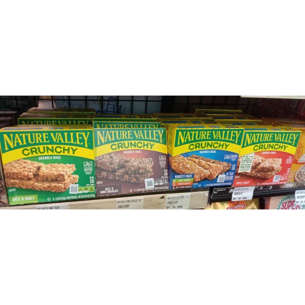 

Nature valley crunchy Granola bars 253g