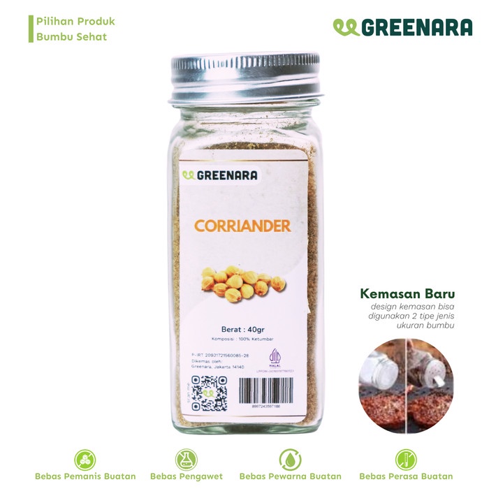 

[KUALITAS TERBAIK] Bubuk Ketumbar 40gr / Ground Coriander Termuarah