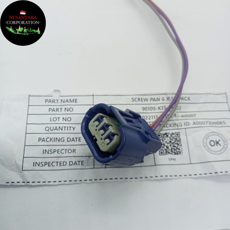 Soket Konektor CKP Crankshaft Sensor Honda Stream