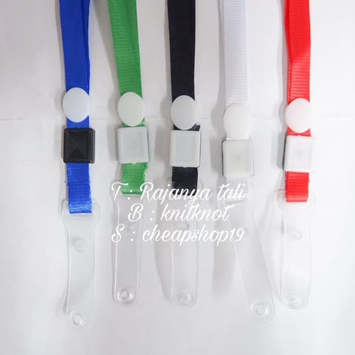 

SET Tali id card panitia dengan plastik 1 cm nilon