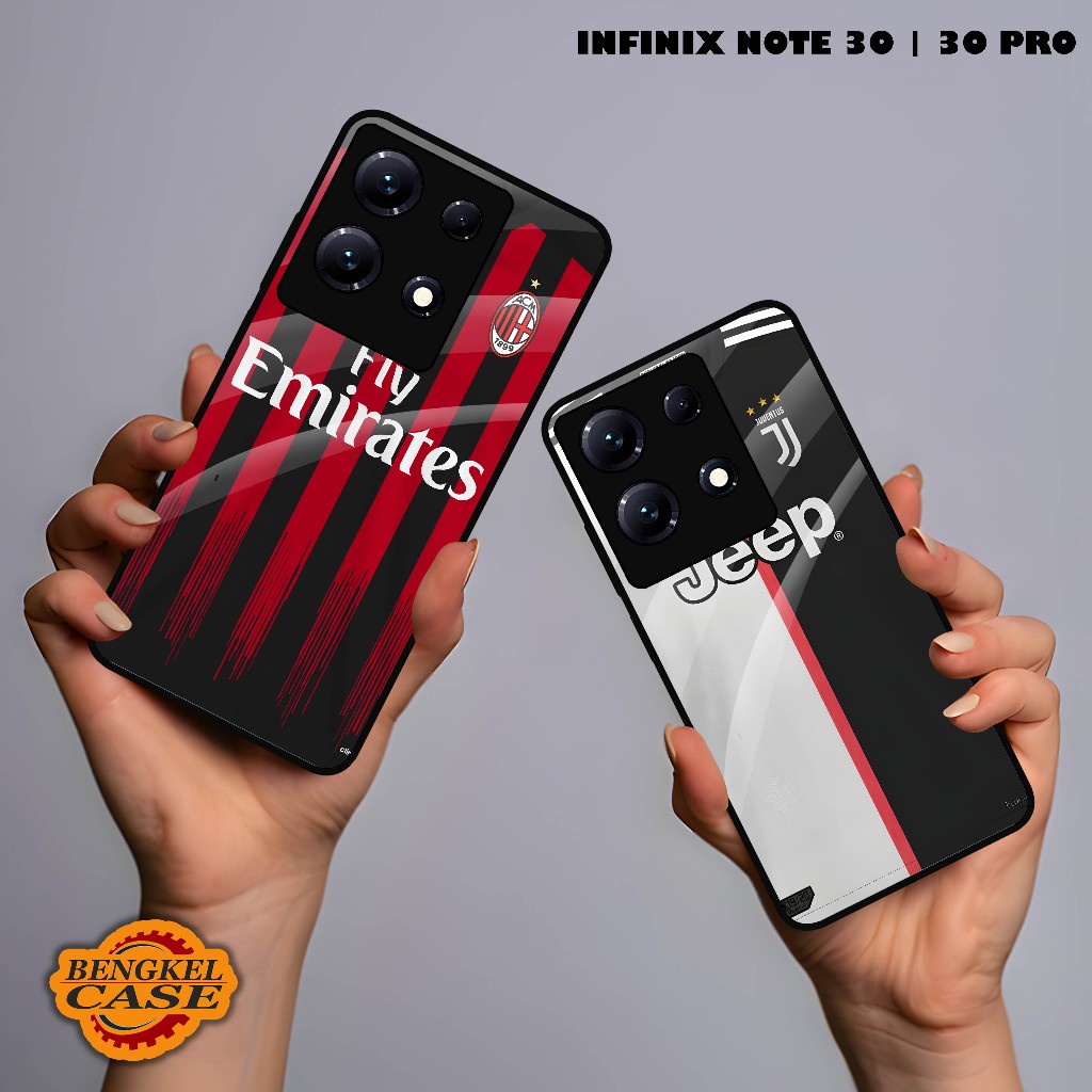 CUSTOM CASE GLOSSY Infinix 30 PRO - NOTE 40 PRO | MOTIF Jersey Club (BS26)