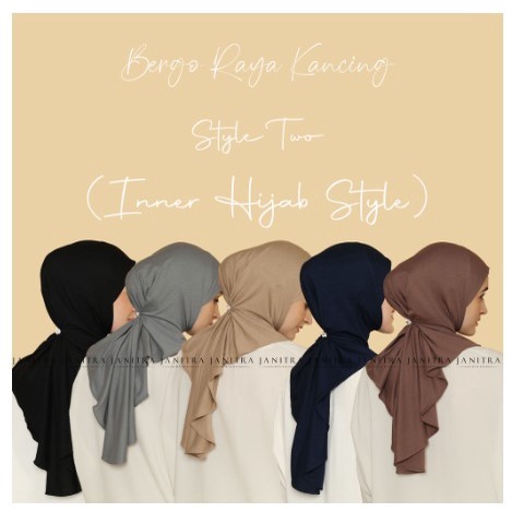 INNER KANCING MENUTUPI DADA BAHAN / CIPUT NINJA KANCING - navy