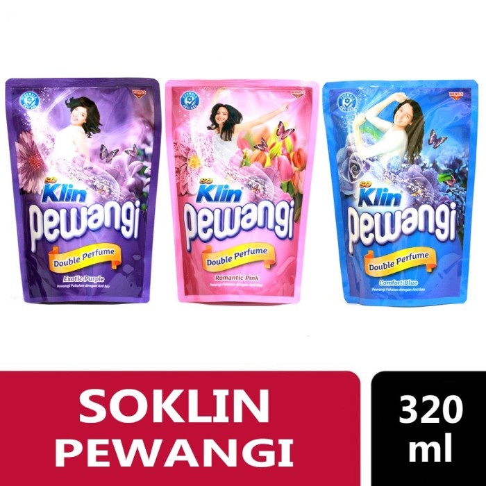 So Klin Pewangi 320ml Refill / SoKlin Pewangi Pakaian