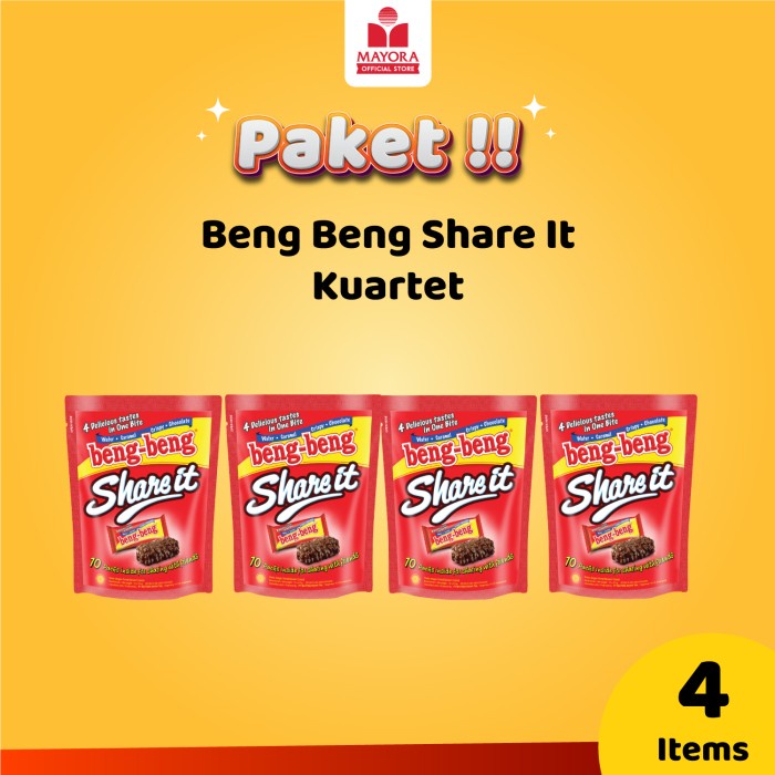 

[PROMO] Paket Beng Beng Share It Kuartet