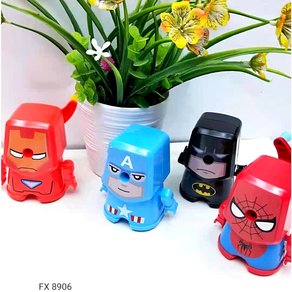 

RAUTAN PENSIL / SERUTAN PENSIL ANAK lucu bentuk super hero