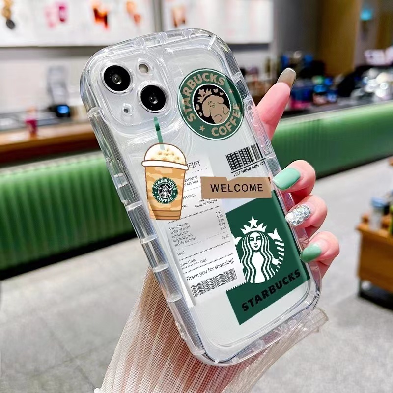 Soft Shockproof Phone Case Starbucks Label Suitable For OPPO Reno 4 Pro/Reno 4/Reno 4SE/Reno 5/Reno 