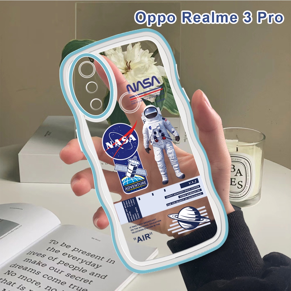 Casing Untuk Realme 3 Pro 6 5 Pro 5 5S 5i 6i Soft Case Nasa Astronaut Shockproof Ponsel Cover Silico
