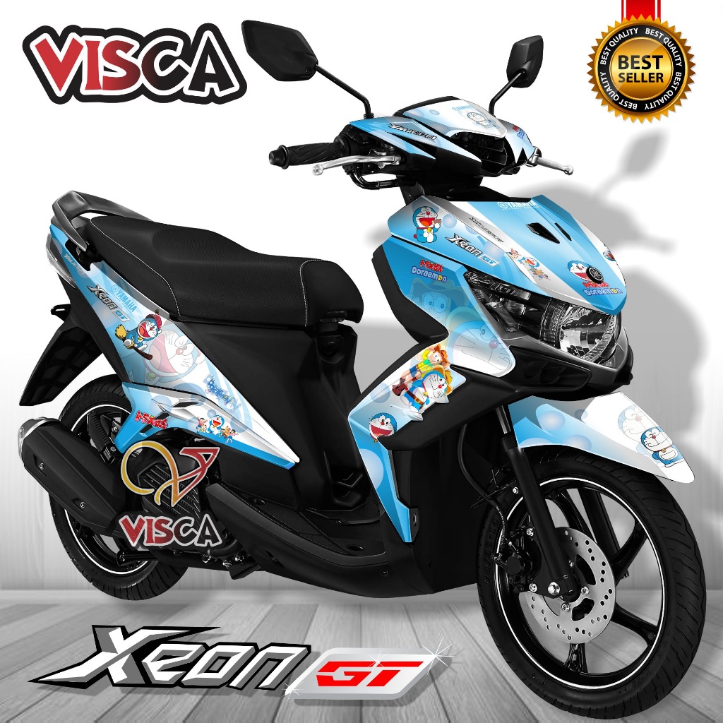 Decal Xeon GT 125 Full Body Stiker Xeon GT 125 Full Body Striping Xeon GT 125 Full Body Decal Hologr