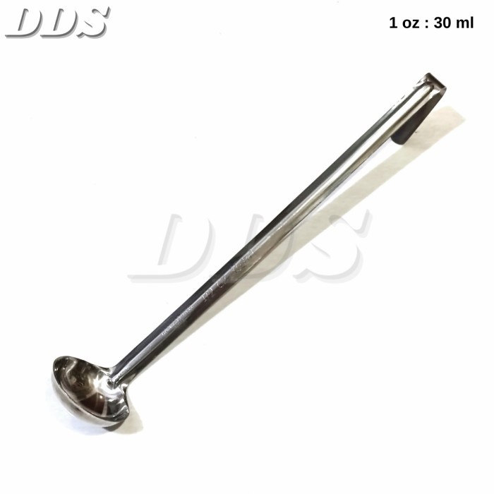 Irus Soup Ladle Centong Gula Cair Sirup Kuah Bakso Stainless 30 cc
