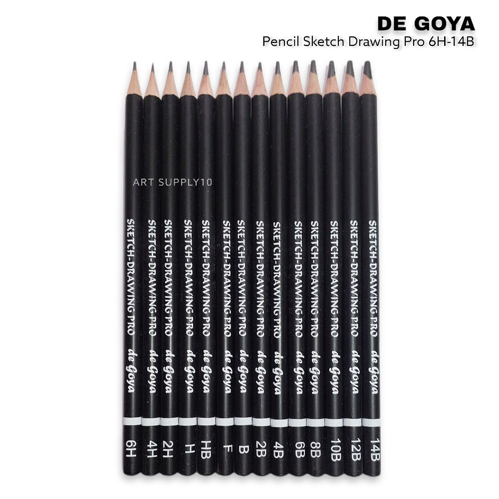 

De Goya Pencil Sketch & Drawing Pro 6H-14B - Satuan
